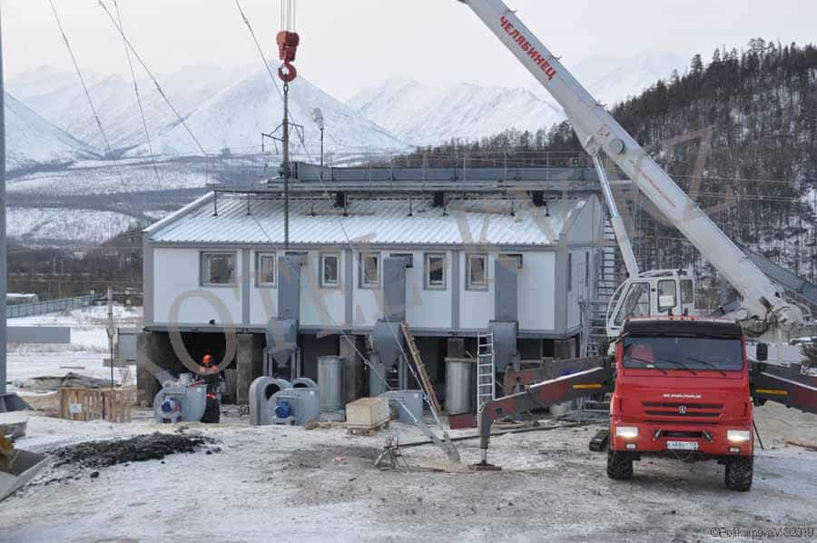 Монтаж модульной котельной