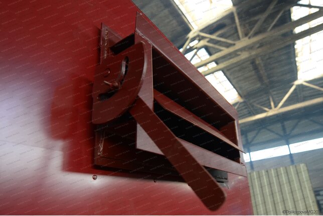 Шибер газохода котла 1.1 с ОУР