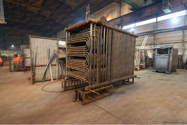 Котел 470 кВт на дровах - изготовление